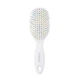 Массажная мини щетка для распутывания волос Shanti Mapepe Detangling Brush Mini, белая - изображение 2
