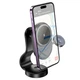 Бездротове зарядне + Холдер Hoco HW28 Excelso 2-in-1 Wireless Fast Charging Car Holder (Center Console) - зображення 4