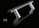 Ручка офисная прямая стальная 1800 мм INOX ПРЕМЬЕРА PR1800/1300/45 крепление 45 градусов односторонняя - изображение 1