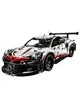 Конструктор машинка техник Porsche 911 gt3 RSR technic машинки спорткар для детей и взрослых для мальчика и девочки 1630 деталей масштаб 1:10 игрушка большой размер 3д наборы машина развивающий - изображение 8
