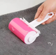Силіконовий липкий ролик валик для чищення одягу Roller Brush Red - изображение 1