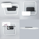 Люстра CODE 70W 3S біло-чорна Esllse WHITE/BLACK 3000-6500К 1500-7000Lm світлодіодна з пультом 500×490×55мм 220V - зображення 3