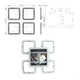 Светодиодная LED люстра ROOM RGB 70W 4S SMART Esllse черная 385×385×75мм с пультом и приложением для смартфона - изображение 5