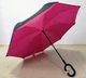 Парасолька зворотного складання UP-brella Рожева - зображення 3