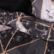Простынь MirSon Бязь 17-0694 Onyx Marble Tiles Полуторная 150х220 см (2200010454215) - изображение 3