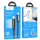Кабель HOCO U125 Benefit 100W charging data cable with display Type-C to Type-C 2.4 А 1.2m Чорний - изображение 2