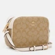 Сумка кросс-боди через плечо женская из натуральной кожи маленькая Coach Mini Jamie Camera Bag BG-COA-38 Бежевая (195031574962) - изображение 4
