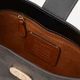 Сумка багет женская из натуральной кожи средняя Coach Eliza BG-COA-45 Коричневая (196395165933) - изображение 6
