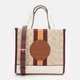 Сумка кросс-боди через плечо женская из натуральной кожи маленькая Coach Dempsey Tote 22 BG-COA-49 Хаки (195035481457) - изображение 1