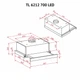 Витяжка Perfelli TL 6212 WH 700 LED - зображення 11