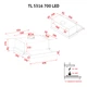 Витяжка телескопічна PERFELLI TL 5316 WH 700 LED - зображення 11