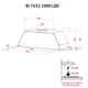 Витяжка повновбудована PERFELLI BI 7652 I 1000 LED - зображення 12