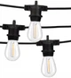 Садовая гирлянда 15м с 15 LED-лампами E27 прямая - декоративное освещение для сада, террасы, балкона, SuperLED - изображение 2