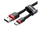 Кабель Baseus Cafule Cable USB for Type-C 2A 2.0 м Red/Black (CATKLF-C91) - изображение 5