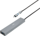 Hub USB Hama 7 x USB-A Grey (4047443491862) - obraz 2