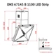 Витяжка декоративна похила PERFELLI DNS 67143 B 1100 BL LED Strip - изображение 9