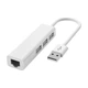 Переходник концентратор хаб USB - Ethernet RJ45 LAN (100 Мб/с) + 3 port USB (48852) - изображение 4