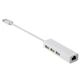 Переходник концентратор хаб USB - Ethernet RJ45 LAN (100 Мб/с) + 3 port USB (48852) - изображение 5
