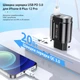 Зарядное устройство PD 20 Вт + QC3.0 USB сетевой адаптер для телефона с функцией быстрой зарядки USLION UD7506 Black - изображение 4