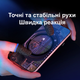 Игровые напальчники для телефона сенсорных экранов с слоем сенсорного шелка защита от пота Plextone G1 Black-Blue - изображение 2
