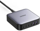 Мережевий зарядний пристрій UGREEN CD271 GaN Desktop Charger 2*USB-A+4*USB-C 200W EU 40914 - зображення 1