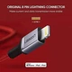 Кабель UGREEN US293 Alu Case Braided Lightning Cable 1m (Red) (80635) - изображение 2