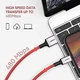 Кабель UGREEN US293 Alu Case Braided Lightning Cable 1m (Red) (80635) - изображение 3