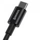 Кабель Baseus Superior Series Fast Charging Data Cable Type-C to Type-C 100 W 2 м Black (CATYS-C01) - изображение 2