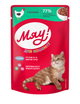 Влажный корм для котят Мяу с курицей 85 г B2241201 - изображение 1