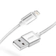 Кабель Ugreen US199 Alu Case Braided Lightning Cable 1m Silver (60161) - изображение 1