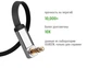 Аудіо кабель UGREEN AV119 3.5mm Male to 3.5mm Male Straight to angle flat Cable 1m (10597) - зображення 2