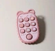 Прорезыватель силиконовый для зубов грызунок-игрушка "TinyPhone" темно-розовый (PC1018) - изображение 1