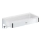 Полка настенная GROHE QuickFix Start Cube 41107000 200мм прямоугольная металл хром CV035418 - изображение 1