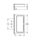 Полка настенная GROHE QuickFix Start Cube 41107000 200мм прямоугольная металл хром CV035418 - изображение 5