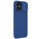 Карбоновая накладка Nillkin CamShield Pro Magnetic для Apple iPhone 16 (6.1") Blue - изображение 3