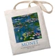 Екошопер Bookopt MONET - Водяні лілії. Бежевій (ВК4063) - зображення 1