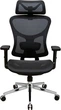 Кресло офисное эргономическое Rondi ProLine Multibuttons Chrome Black (1410199008) - изображение 3