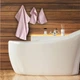 Набор 3 вафельных полотенца Lovely Svi для ванной, отелей, SPA, саун, кухні 70x140 см , 2 шт - 34x72 см - Розовый - изображение 4