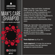 Шампунь ANAGANA Мужской уход для волос, бороды и тела MAN'S CARE SHAMPOO for hair, beard and body 1000 мл 4820245170339 - изображение 3