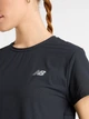 Спортивная футболка для фитнеса женская New Balance Race Day Ultra Light WT51227BK XS Черная (197967393785) - изображение 4