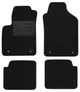 Двошарові килимки Sotra Premium Black для Fiat 500 (mkI)(4 кліпси) 2013→ (ST 90087-PR-Black) - изображение 1