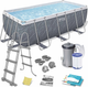 Basen stelażowy Bestway Steel Pro Max 412 x 201 x 122 cm 11 w 1 56722 (6941607366844) - obraz 1