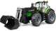Traktor Bruder Deutz 8280 TTV z ładowaczem czołowym 3161 (4001702031619) - obraz 3