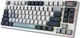 Клавіатура механічна MSI FORGE GK600 TKL W SKY UA 104key, mechanical Linear, USB-A, Wireless, Bluetooth, EN/UKR/RU, RGB, білий - зображення 4