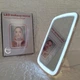 Зеркало для макияжа со светодиодной подсветкой LED Makeup Mirror, прямоугольное настольное косметическое зеркало с 3 режимами освещения, сенсорным управлением и регулируемым углом наклона Белое GFRE-811-White - изображение 11