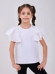 Детская блуза для девочки Smil 114042 122 см Белая (4824039354950) - изображение 1