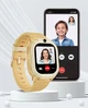 Детские смарт часы T70 с 4G, видеозвонком, прослушкой, GPS-трекером и операционной системой Android Бежевый - изображение 5