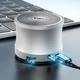 Портативный беспроводной Bluetooth динамик EWA A109 TWS-подключение AUX/TF Карты Металлический корпус Blue - изображение 4