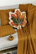 Плед Happy Fall Kosa 130х170 см Охра (029758) 4823093447080 - зображення 4