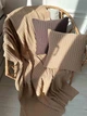 Плед вязаный ПРОВАНС Cotton бежевый, 120х200см 039527 - изображение 4